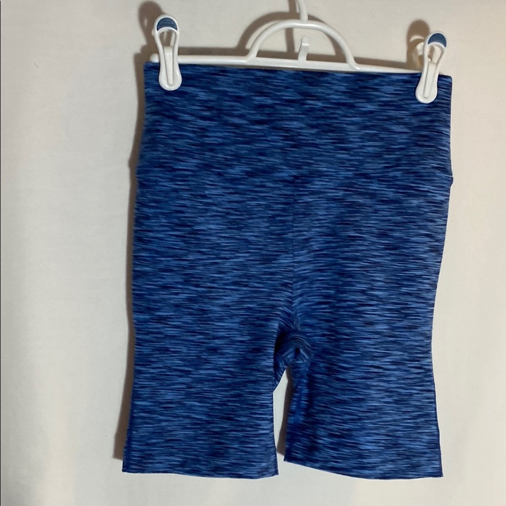 Outdoor Voices Blue Textured Shorts, Size Small NWOT